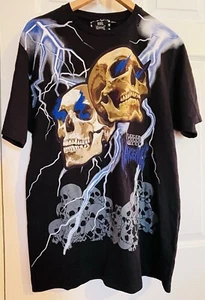 REBEL VENGEANCE Black Men’s Shirt Size:L - Picture 1 of 6