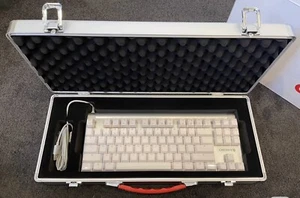 Cherry MX 8.0 RGB Gaming Mechanical Keyboard Silver/White - MX Red Switch - Picture 1 of 5