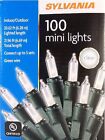 Sylvania Clear 100 Mini Lights 5 Sets Green Wire New Party Patio Decor Christmas
