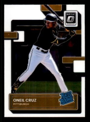 2022 Donruss Optic #80 Oneil Cruz Pirates Rookie - Image 1 of 2