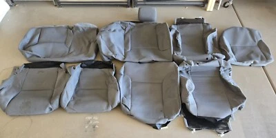 2015 TOYOTA TACOMA GRAY CLOTH SEAT COVERS (OEM) - Image 1 of 4