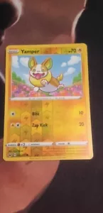 Pokémon TCG Yamper Sword & Shield Base Set 074/202 Reverse Holo Common-NM - Picture 1 of 2