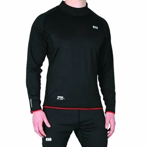 Motorcycle Base Layers > Oxford Warm Dry Anti-Bacterial Top Breathable - Black - Picture 1 of 4