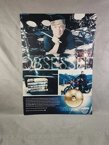 Rush Neil Peart Sabian "A Sound Obsession" Promo Poster - Picture 1 of 1