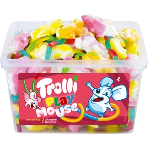 Trolli Playmouse zucchero espanso topi con coda di gomma da frutta 1200 g - Foto 1 di 1