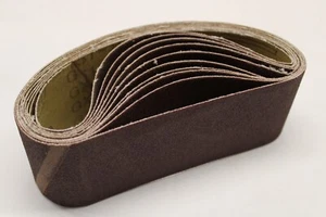 Correas de lijado 60 mm x 400 mm 120 Grano Paquete de 10 correas de lijado Lijadora de banda - Imagen 1 de 1