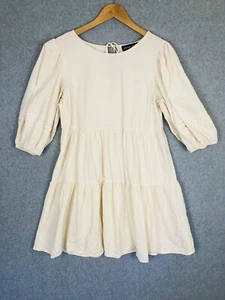 PRINCESS HIGHWAY Dress Size 10 Babydoll Flowy Cotton Puff Sleeves Casual Summer - Picture 1 of 16