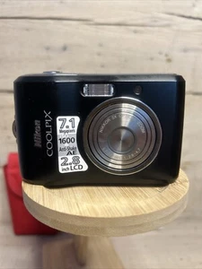 Nikon COOLPIX L16 7.1MP Digital Camera - Tested Works - Case & manual (z) - Picture 1 of 8