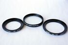 phoenix 46mm video clear uv with 46-52 37-46 step up filter rings Made in Japan