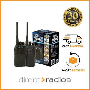 Walkie talkie radio portatile bidirezionale Mitex PMR446 Twin Pack senza licenza - Foto 1 di 1
