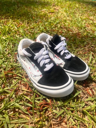 Scarpe Vans Junior Ragazze Vecchia Scuola Ditsy Floreali Tg 12