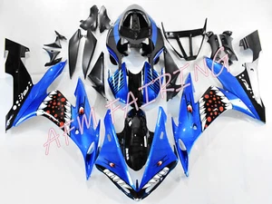 Blue Black Shark ABS Injection Mold Bodywork Fairing Kit for YZF R1 2004-2006 - Picture 1 of 7