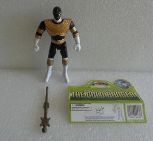 BANDAI 1996 POWER RANGERS ZEO STAFF WHIRLING THE GOLD RANGER 100% WORKS 5.5" - Picture 1 of 4