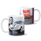 Personalised Herbie Race Car Mug Racing Cup Dad Custom Birthday Gift HERBIE
