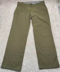 Pantalones técnicos ORVIS para hombre oliva 38x32 resistentes al agua elásticos bolsillo para teléfono 4027 - Imagen 1 de 13