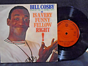 BILL COSBY E.P " IS A VERY FUNNY FELLOW RIGHT! " UK WB EX+ COND. IN Or. PIC SL.