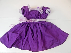 American Girl Doll Emily 18" Retired Purple Holiday Christmas Outfit Dress Only - Picture 1 of 3