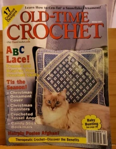 AE5 OLD-TIME CROCHET MAGAZINE, WINTER 2001 - Picture 1 of 5