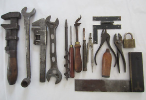 Assortment of 15 Antique Tools