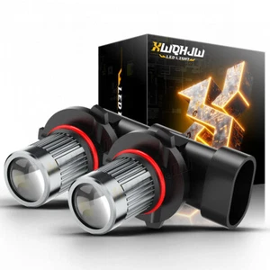 XWQHJW 9145 H10 LED Fog Lights Bulbs for Chevy Silverado 1500 2500 HD 2003-2006 - Picture 1 of 12
