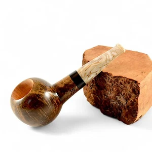 Bruyère Pfeife Freehand Holz Handwerkerpfeife Rare Handmade Unikat Pfeife Sherlockpfeife - Bild 1 von 10
