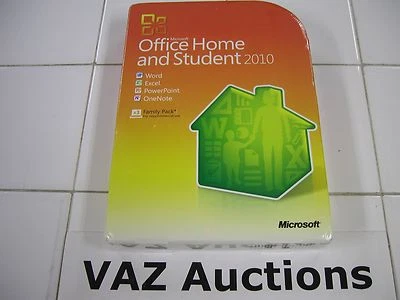 Microsoft MS Office 2010 Home and Student Family Pack For 3PCs x3 =SEALED BOX= - Image 1 of 3