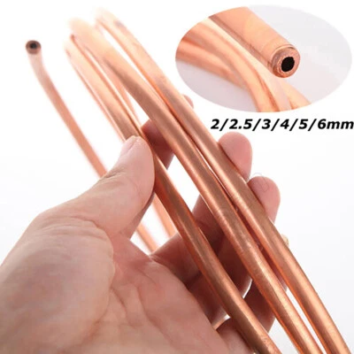 Kupferrohr Kupfer Rohr Ring weich Ø 2/3/4/5/6mm Wasser Öl Gas Heizung Ölleitung - Bild 1 von 4