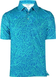 HAPPY BAY Men's Short Sleeves Collared Jersey Classic Fit Button Down Casual - Picture 1 of 3