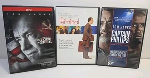 Tom Hanks DVD Lot: Bridge of Spies/ The Terminal/ Captain Phillips (DVD) - Foto 1 di 11