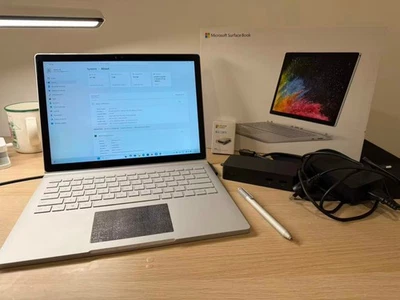 Microsoft Surface Book 2 i7 8th Gen 16Gb 512GB GTX 1050 Laptop & Surface Dock - Image 1 of 4