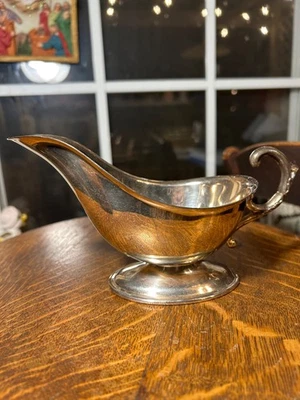 复古经典镀银重船带装饰手柄和底板 — 第 1/4 张图片