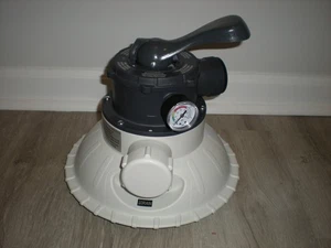 New INTEX SX1500 Krystal Clear SF90110-2 Sand Filter Pump 6-Way Valve & Gaskets - Picture 1 of 7