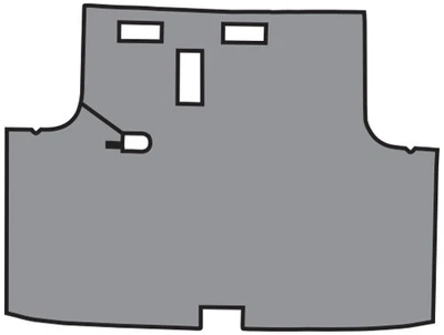 Alfombrilla de maletero Dodge Charger 1968-1970 - vinilo TM Foto 1 de 2