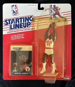 1988 MICHAEL JORDAN HOF 1st Year Issue Kenner Starting Lineup SLU w/ Card Bulls - Picture 1 of 2
