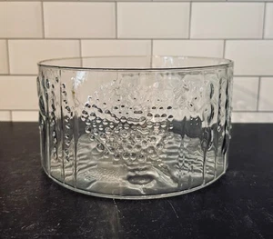 Iittala Arabia Finland Flora 7 1/2" Glass Bowl MCM by Oiva Toikka - Picture 1 of 11