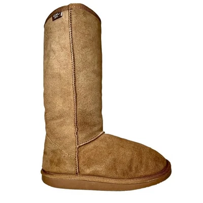 Botas altas EMU Bronte HI Castaño Para mujer Gamuza Lana Merino Talla 7W Foto 1 de 4