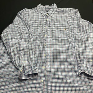 Polo Ralph Lauren Herren 4XB Mehrfarbig Baumwolle Kariert Langarm Hemd mit Knöpfen - Bild 1 von 15