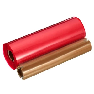 4.33"x295' Wax Thermal Transfer Ribbon, 1/2" Core Ribbon with Core, Red - Afbeelding 1 van 6