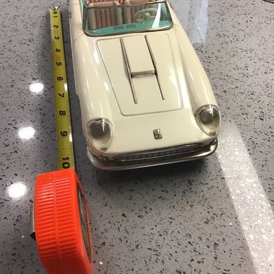 Bandai Ferrari Friction Motor Tin Sports Car  made in Japan - Image 1 of 4