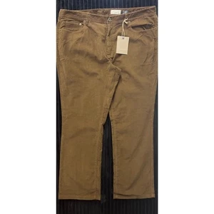 Pantalones de pana marrón para hombre J. Hilburn - talla 40x30 - nuevos con etiquetas - ajuste clásico - Imagen 1 de 2