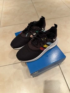 Adidas Originals X PLR S J Youth Black/3 Stripes Tri-Color Shoes - Size 6 Youth - Picture 1 of 7