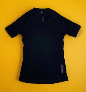 Rapha Men's Merino Mesh Base Layer Short Sleeve Black Sz L - BLS02SS - Picture 1 of 11