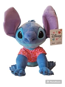 NWT Disney Stitch 13” Plush Toy Stuffy Red Hawaiian Shirt Lilo & Stitch Disney - Picture 1 of 4