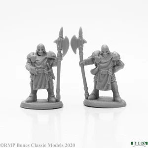 TOWN GUARD (2) Seaper Miniatures Dark Heaven Bones REM77654 D&D - Imagen 1 de 3