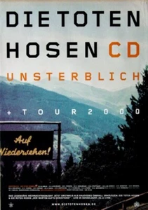 TOTEN HOSEN - 2000 - Promotion - Plakat - Unsterblich - Poster - Imagen 1 de 1