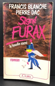 Francis BLANCHE + Pierre DAC SIGNÉ FURAX LE BOUDIN SACRE (LATTES 1981) - Picture 1 of 3