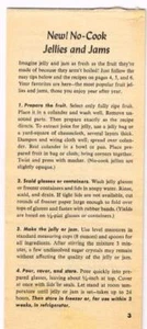 Recipe Booklet: New! No-Cook Jellies and Jams - Picture 1 of 1