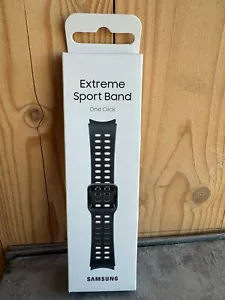 Cinturino Samsung One Click 20 mm Extreme Sport per Galaxy Watch 4/5/6/7, grafite S/M - Foto 1 di 4