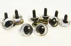Osos atrevidos 7,5 mm CLAROS Seguridad Ojos de GATO para osos muñecas artesanía (10 pares) - Imagen 1 de 1