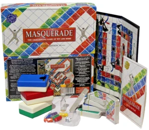 NEW Masquerade Boardgame 3rd Ed. Mime Card Charades Acting Guess Fun 1986 Sealed - Picture 1 of 24